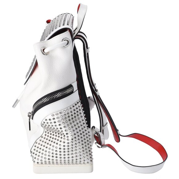 Christian Louboutin Explorafunk Backpack White Calfskin Leather main image 5